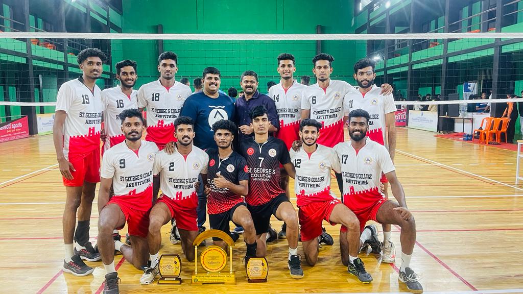 SGC Volleyball team came second in MG University Interzone Volleyball tournament